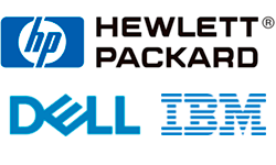 hewlett packard dell ibm logo